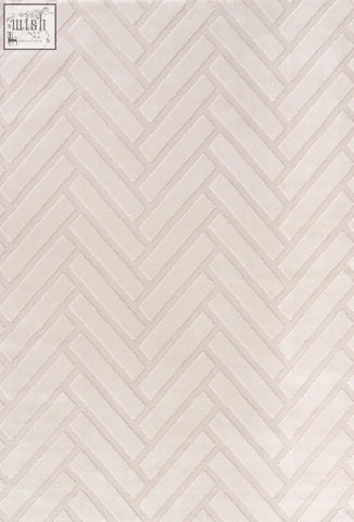Beige chevron cream rug with a subtle herringbone pattern perfect for cozy and stylish living spaces