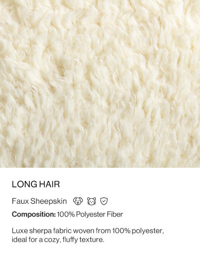 Arctander Clam Armchair Sheepskin, Long Hair