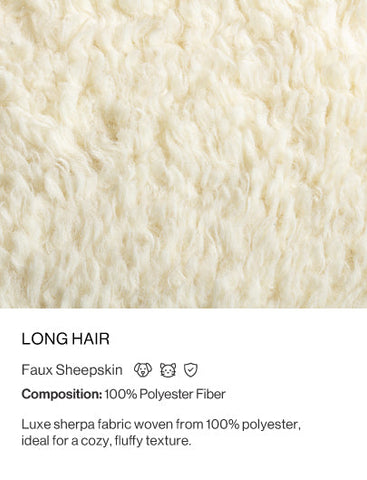 Arctander Clam Armchair Sheepskin, Long Hair