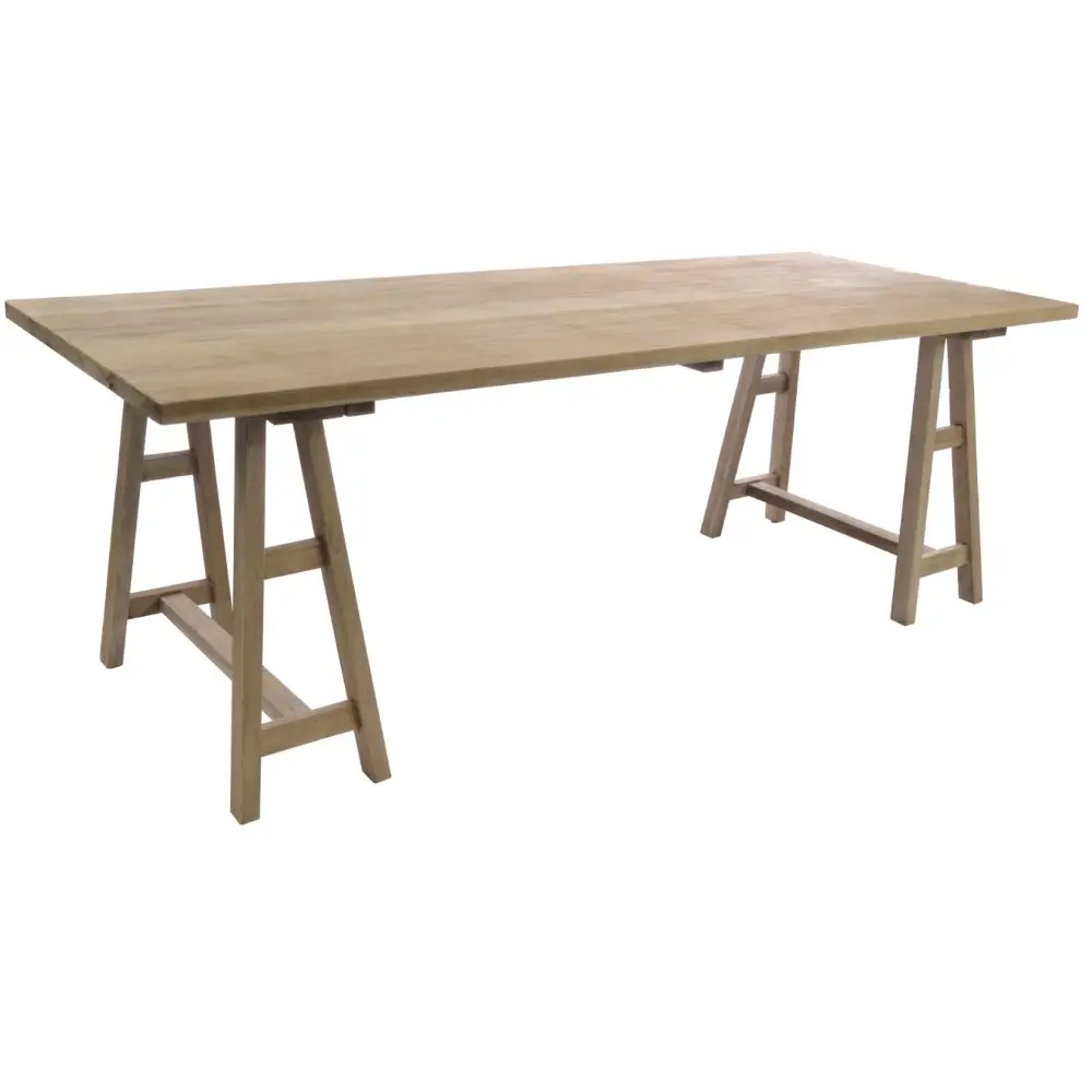 Long Trestle Table - Natural