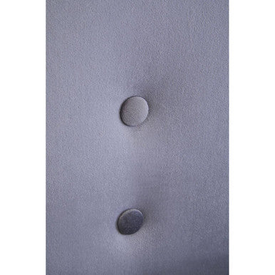 Loretta Grey Velvet Button Detail Chair