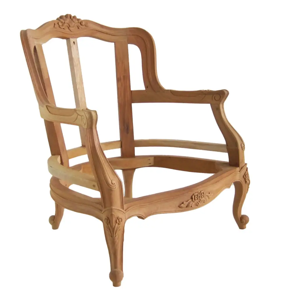 Louis Carved Arm Chair - Arm Chair