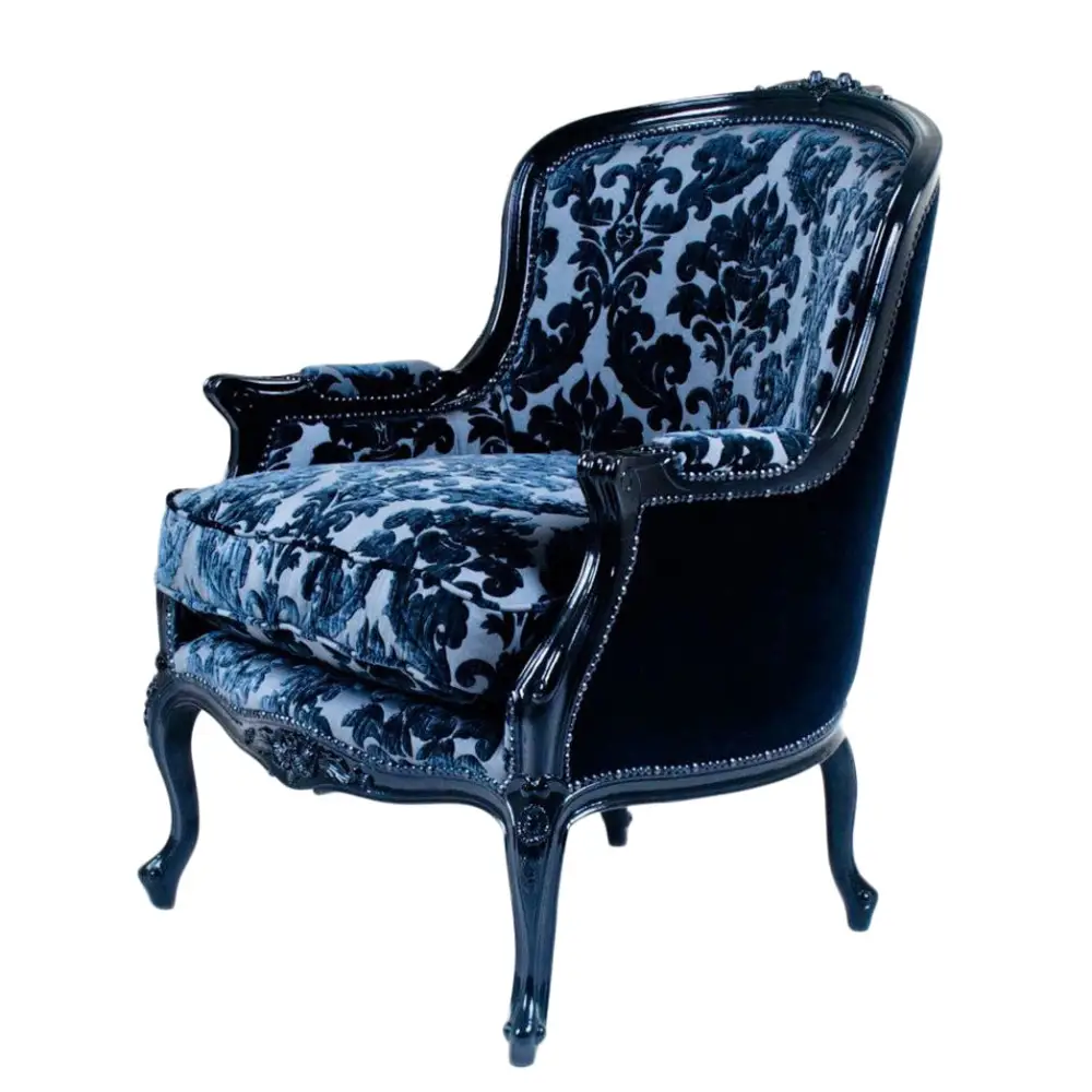 Louis Carved Arm Chair - Arm Chair