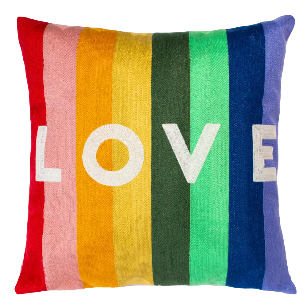 LOVE Needlepoint Cushion - Cushion