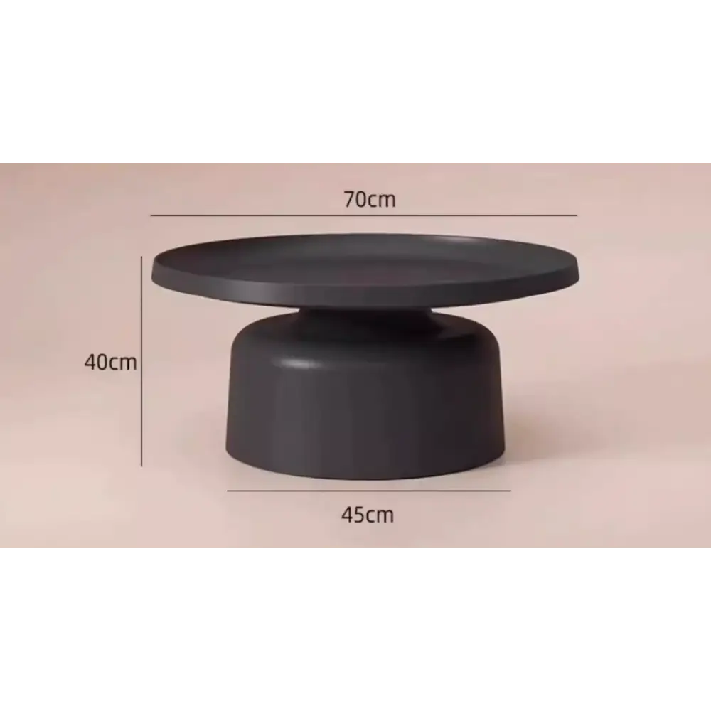 Lucas Coffee Table Set, White & Black｜ DC Concept