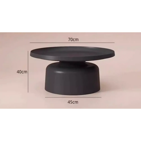 Lucas Coffee Table Set, White & Black｜ DC Concept