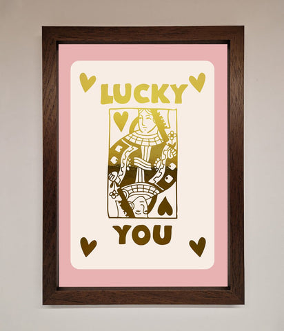 Lucky You Foil Print