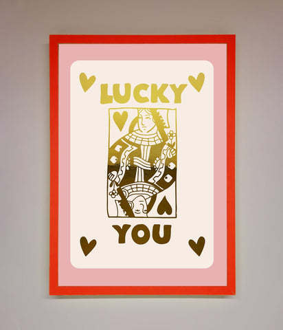 Lucky You Foil Print