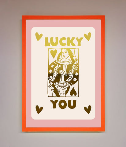 Lucky You Foil Print