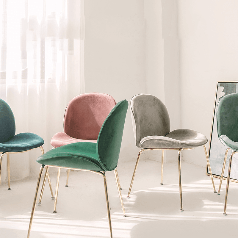 Lule Dining Chair, Velvet