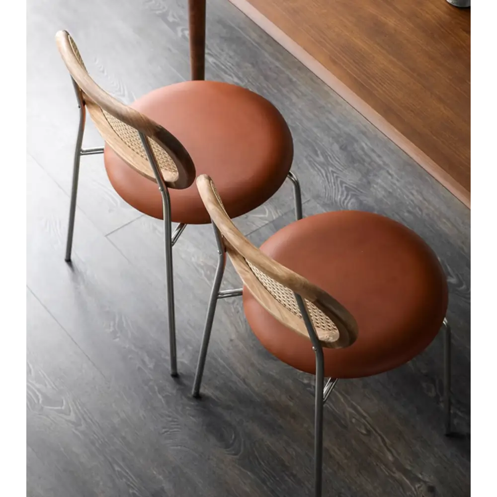 Luna Rattan Dining Chair, Oak｜ DC Concept