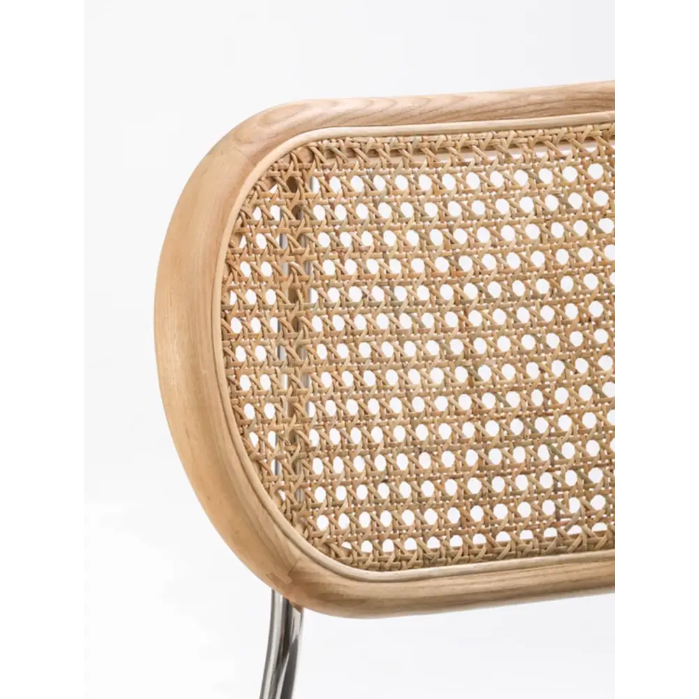 Luna Rattan Dining Chair, Oak｜ DC Concept