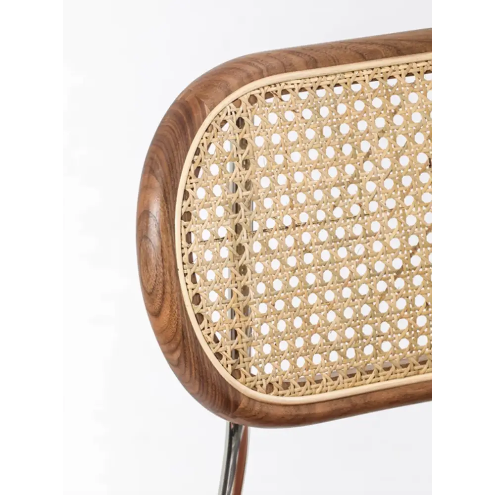 Luna Rattan Dining Chair, Oak｜ DC Concept