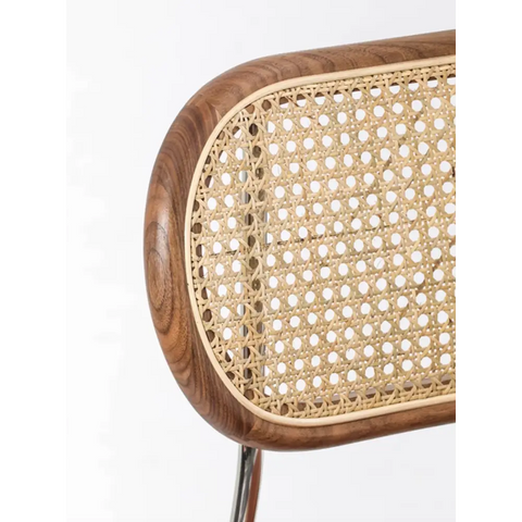 Luna Rattan Dining Chair, Oak｜ DC Concept