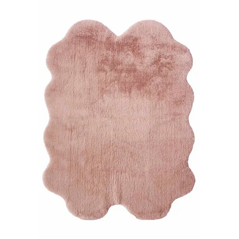 Luxury Fur Shaggy Rug – Ultra-Soft Geometric - 105X140 cm / Pink - Rugs