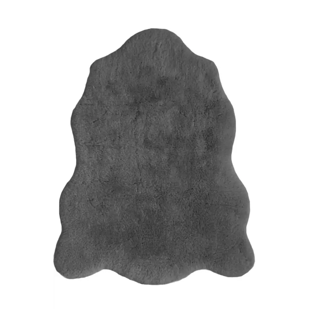 Luxury Fur Shaggy Rug – Ultra-Soft Geometric - 70X90 cm / Grey - Rugs