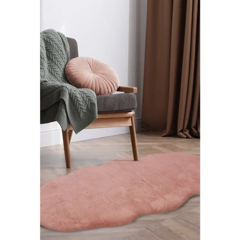 Luxury Fur Shaggy Rug – Ultra-Soft Geometric - Rugs