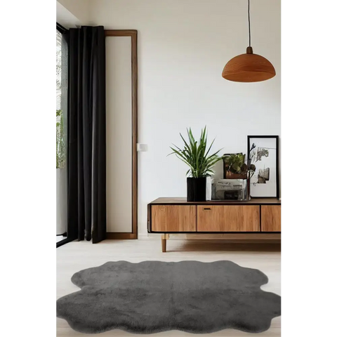 Luxury Fur Shaggy Rug – Ultra-Soft Geometric - Rugs