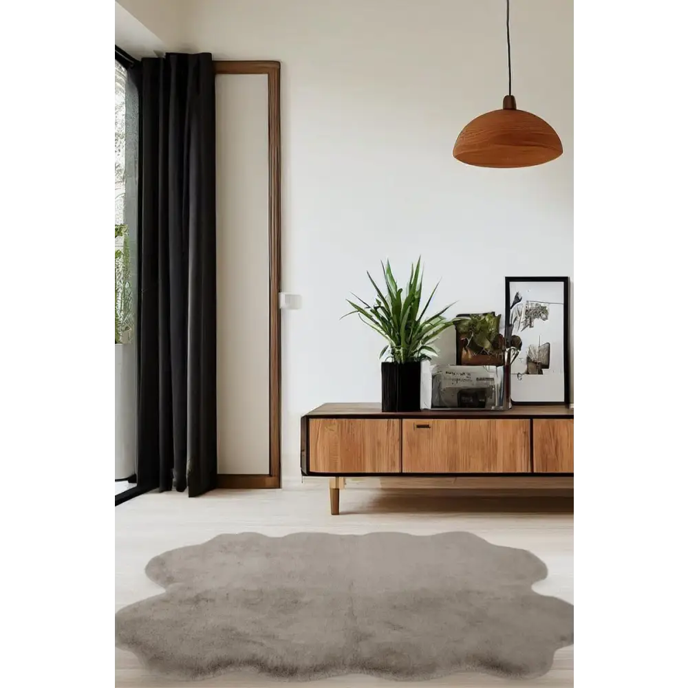 Luxury Fur Shaggy Rug – Ultra-Soft Geometric - Rugs