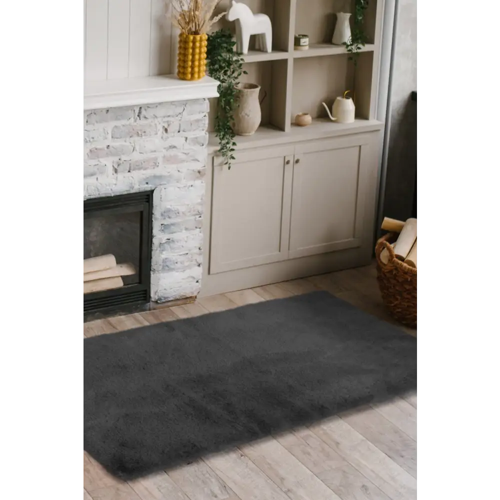 Luxury Fur Shaggy Rug – Ultra-Soft Geometric - Rugs