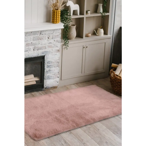 Luxury Fur Shaggy Rug – Ultra-Soft Geometric - Rugs