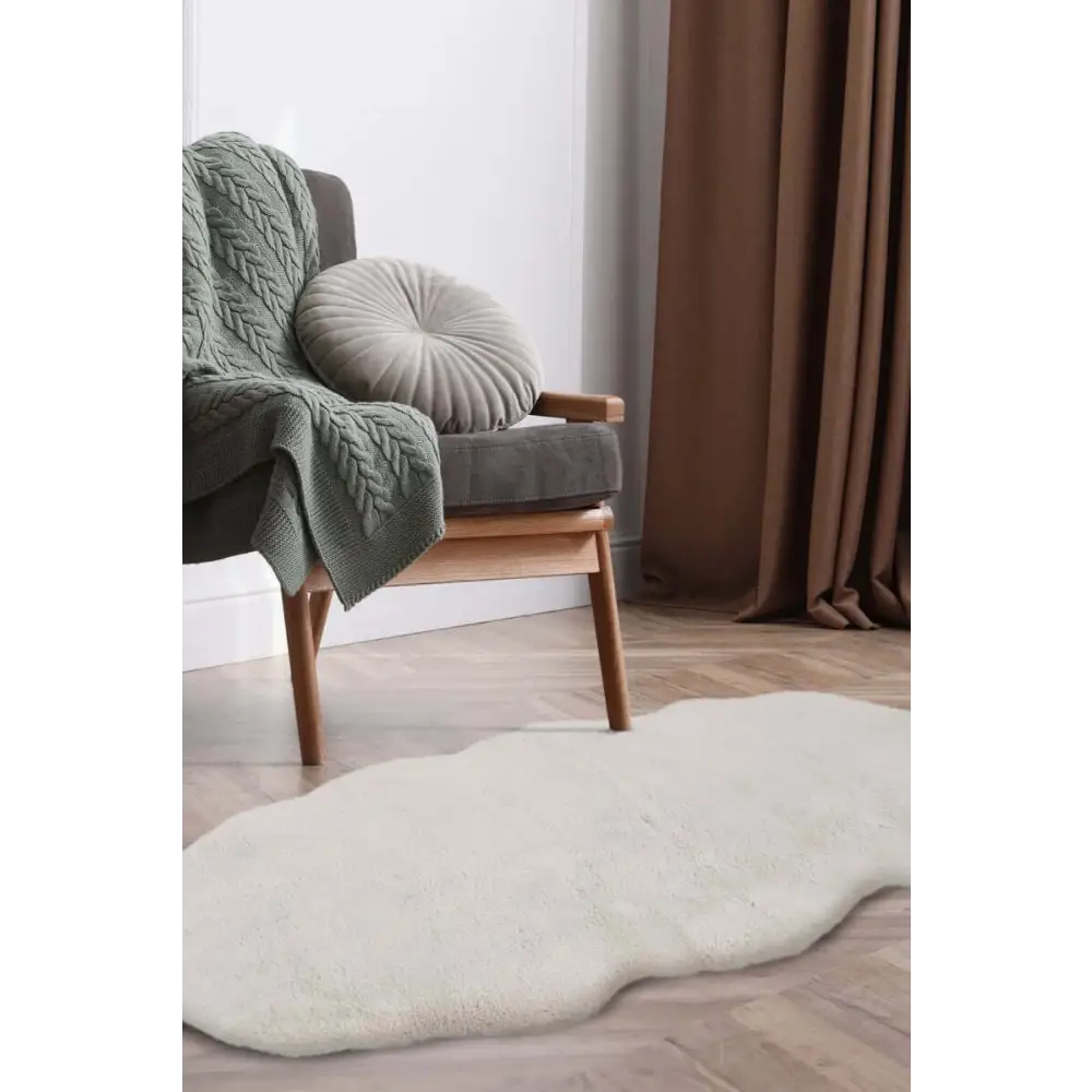 Luxury Fur Shaggy Rug – Ultra-Soft Geometric - Rugs