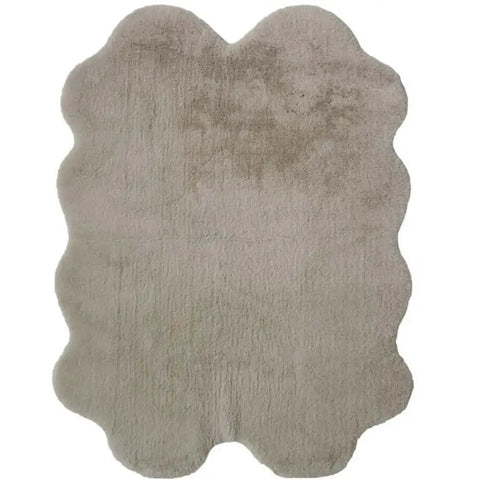 Luxury Natural Faux Fur Rug - 105X140 cm - Rugs