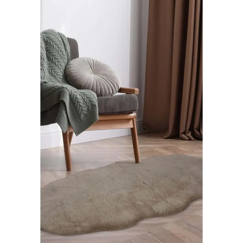 Luxury Natural Faux Fur Rug - Rugs