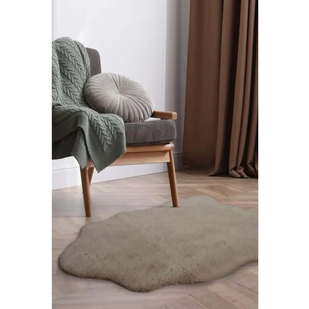 Luxury Natural Faux Fur Rug - Rugs