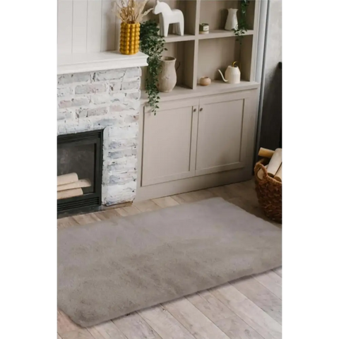 Luxury Natural Faux Fur Rug - Rugs
