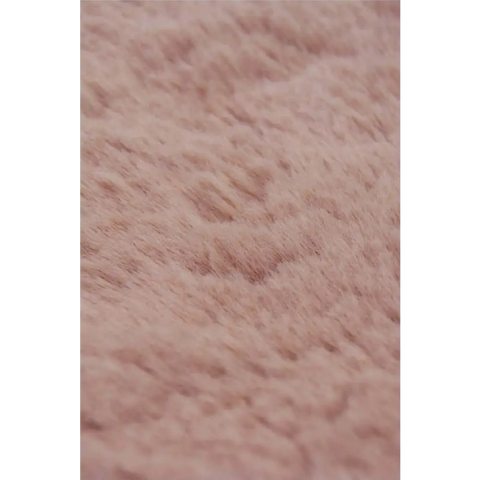 Luxury Pink Faux Fur Rug - Rugs