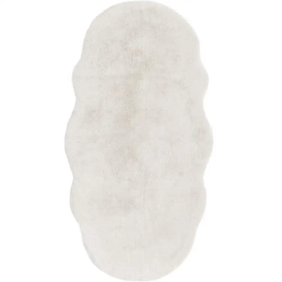 Luxury White Faux Fur Rug - 70X140 cm - Rugs