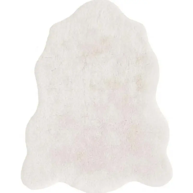 Luxury White Faux Fur Rug - 70X90 cm - Rugs