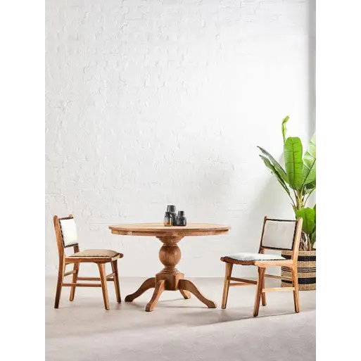 Lyon American Oak Wood Dining Table