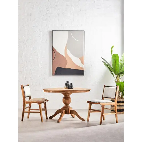 Lyon American Oak Wood Dining Table