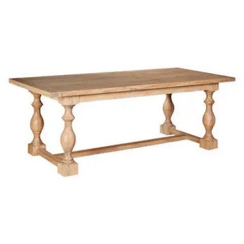 Lyon Whitewash Dining Table