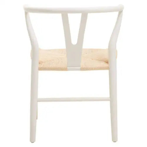 Lyon Wishbone Antique White Chair - Dining Chair