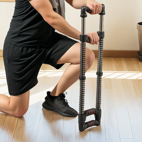 SPORTNOW Chest Expander, with 10-50kg Adjustable Resistance, for Home Gym, Office, Travel Workout