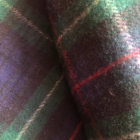Mackenzie Recycled Wool Blanket in Classic Tartan Check