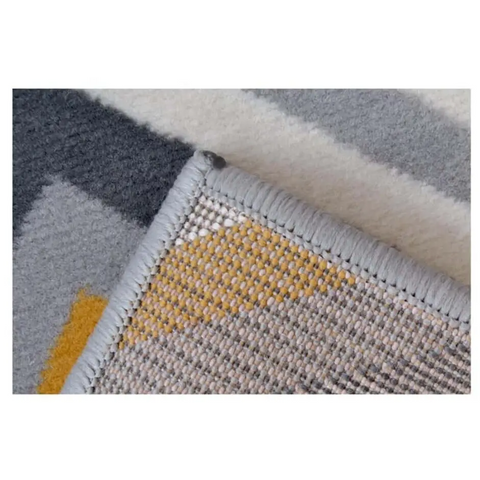 Maestro Geometric Yellow Rug | 3658 GB12 - Rugs