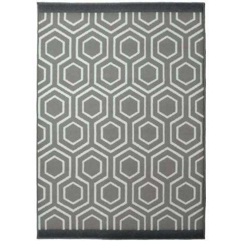 Maestro Honeycomb Grey Rug | 3035 WS25 - 80X150 cm - Rugs