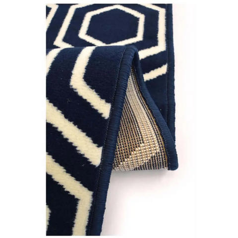 Maestro Honeycomb Navy Rug | 3035 X011 - Rugs
