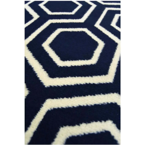 Maestro Honeycomb Navy Rug | 3035 X011 - Rugs