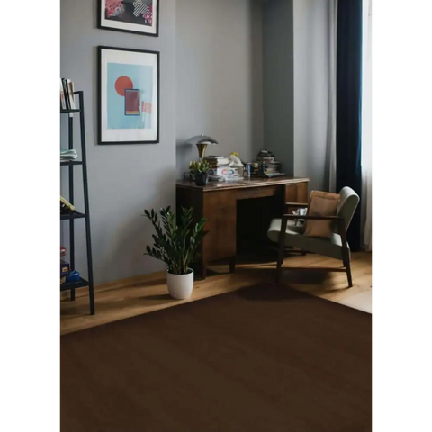Maestro Solid Brown Rug - Rugs