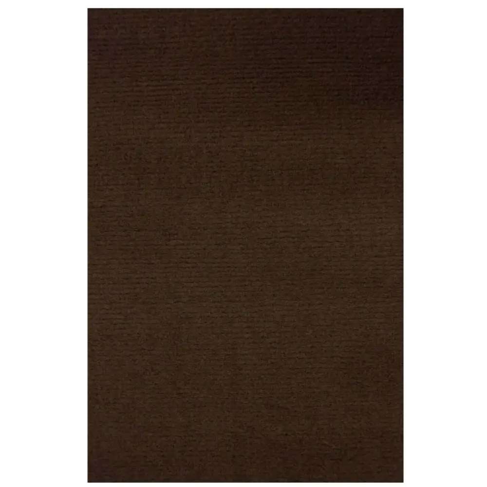 Maestro Solid Brown Rug - Rugs