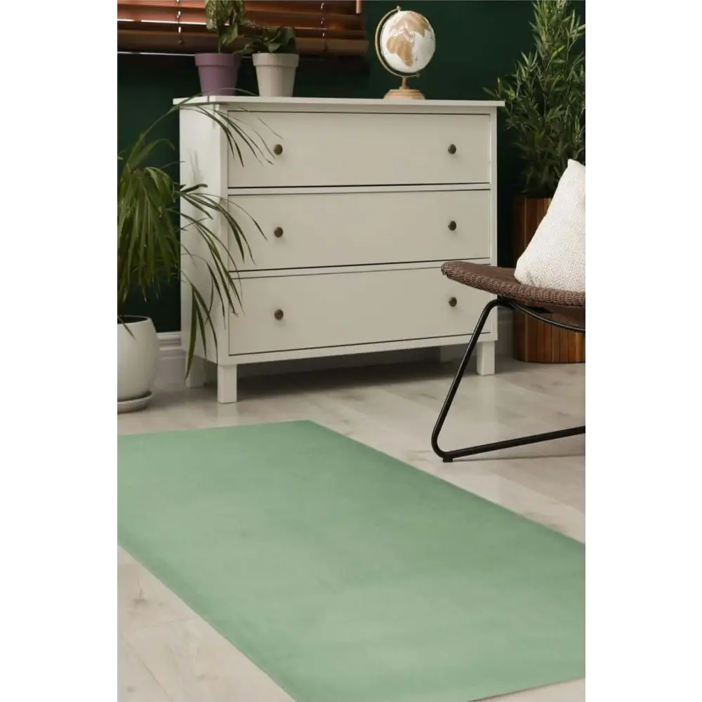 Maestro Solid Green Rug - Rugs