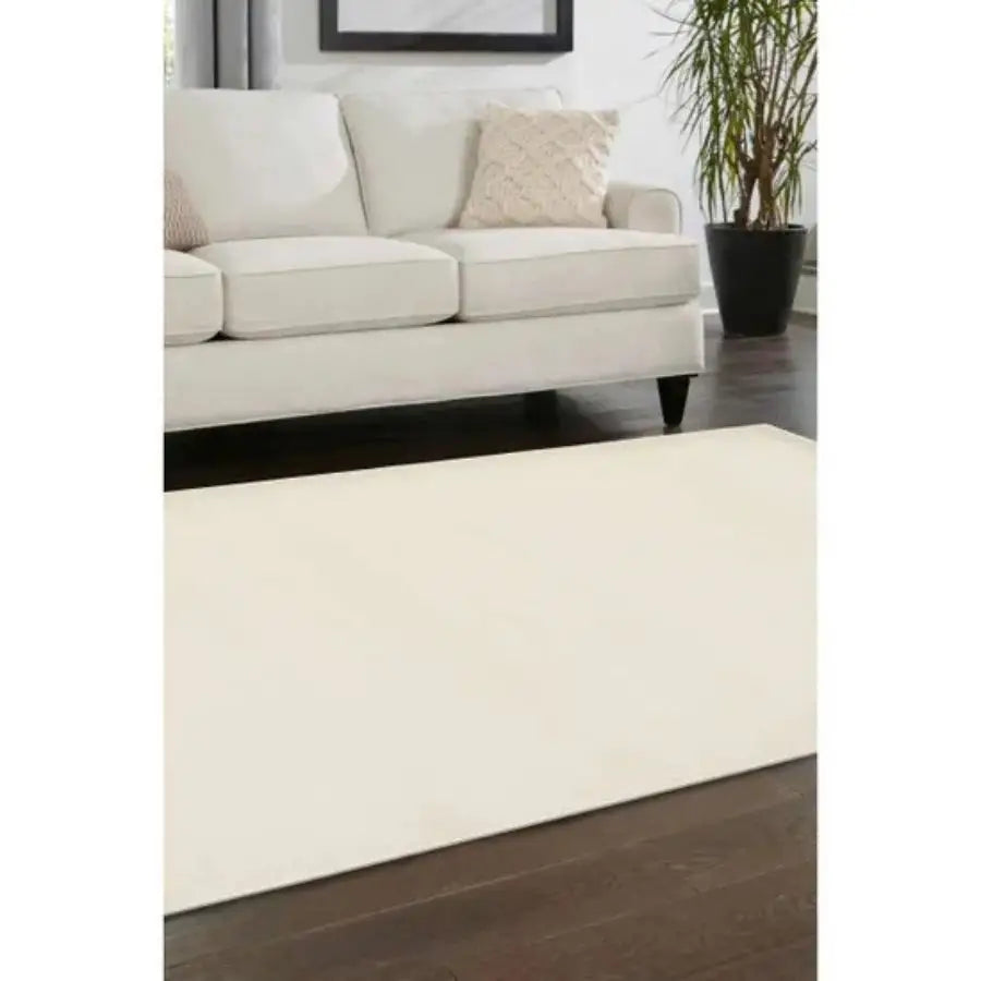 Maestro Solid Ivory Rug - Rugs