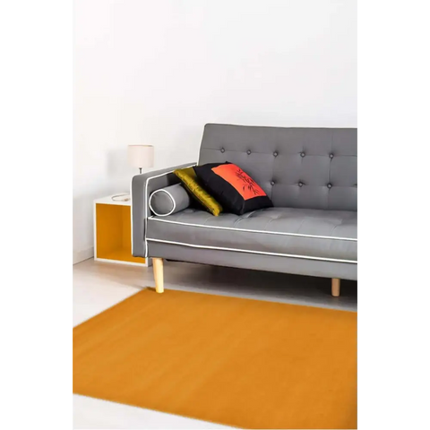 Maestro Solid Ochre Rug - Rugs