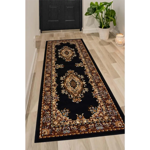 Maestro Traditional Black Rug | 4470 B11 - Rugs