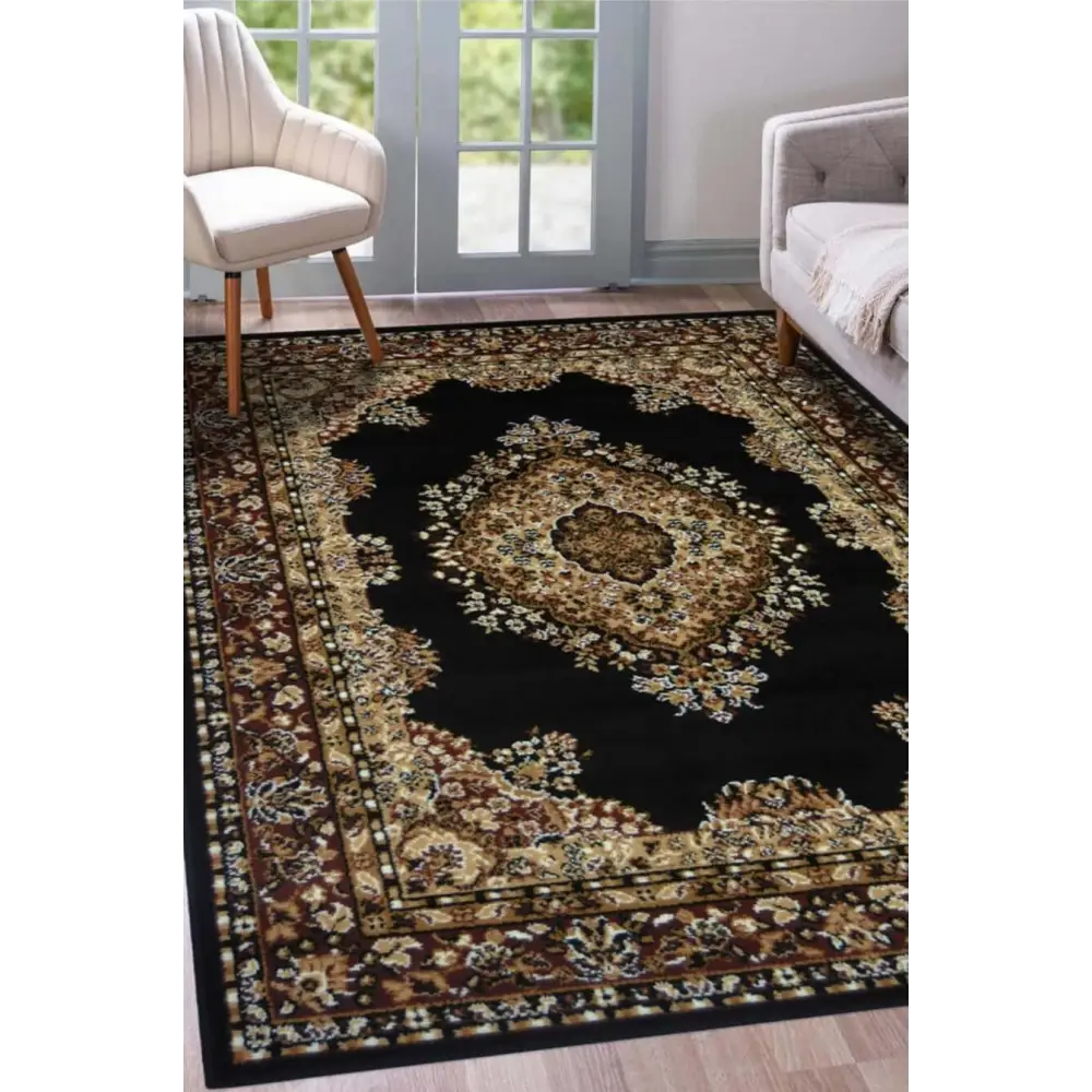 Maestro Traditional Black Rug | 4470 B11 - Rugs